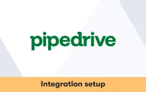 Pipedrive integration setup